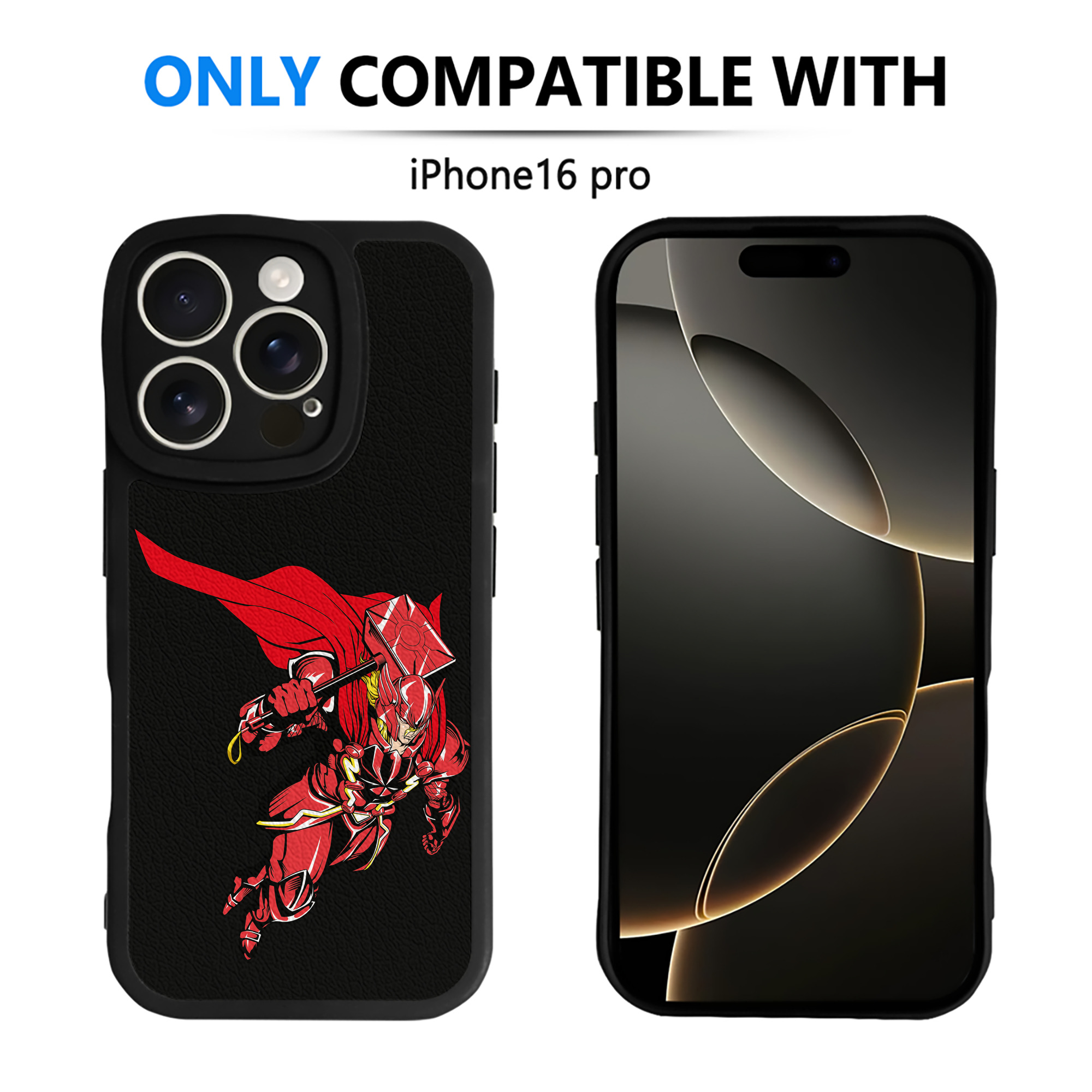 （画像用） アベンジャーズ The Avengers 【iPhone 16シリーズ対応】シリコンスマホケース（レザー調） 材質：シリコン